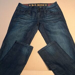 Rock Revival Women’s Dark Blue Slim Jeans